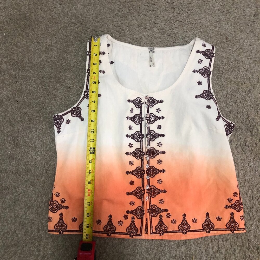 Women's ombre vest {BKE} made in India Size L - Picture 7 of 8
